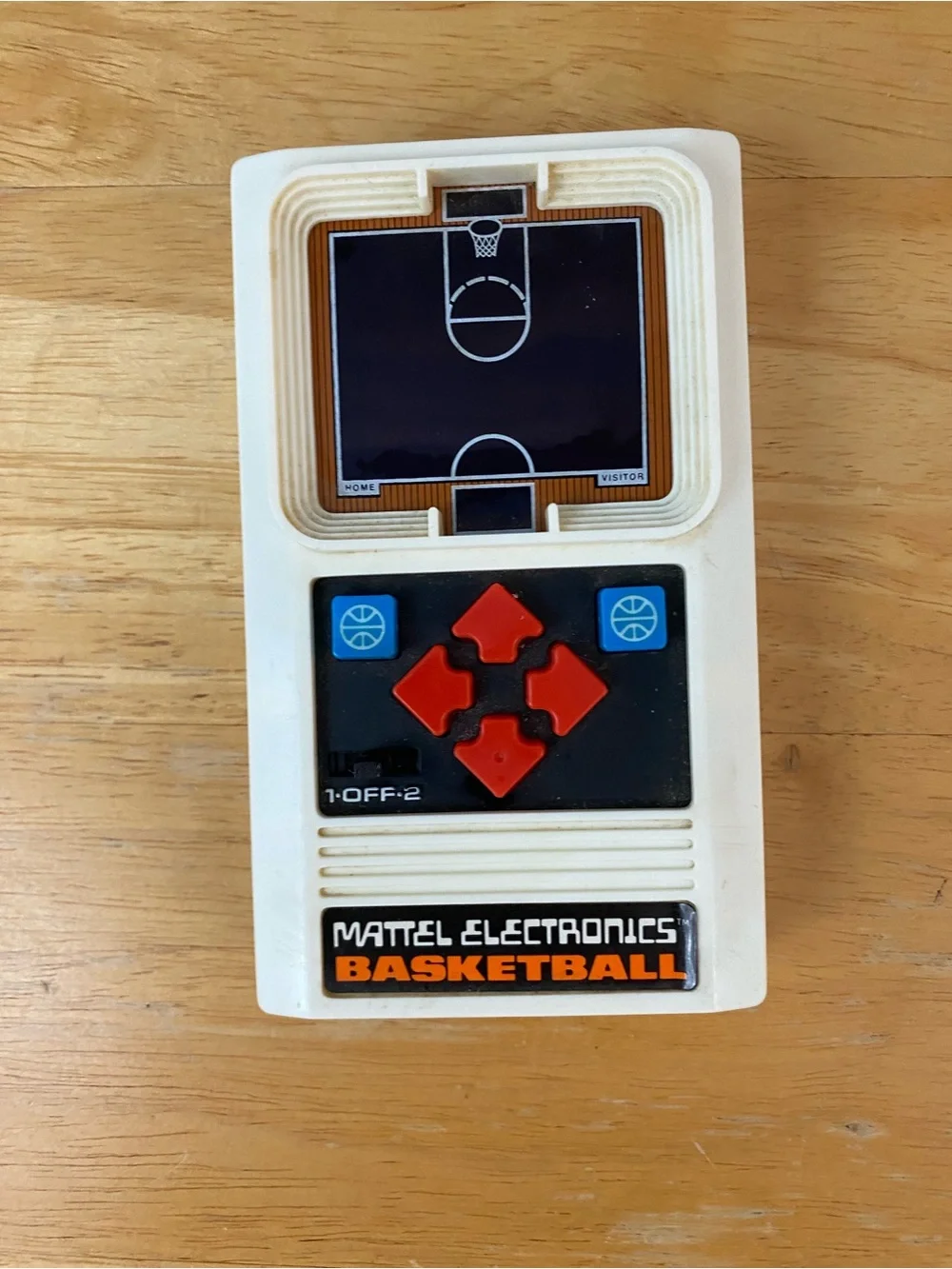 Vintage 1978 Mattel Electronics Handheld Basketball Game